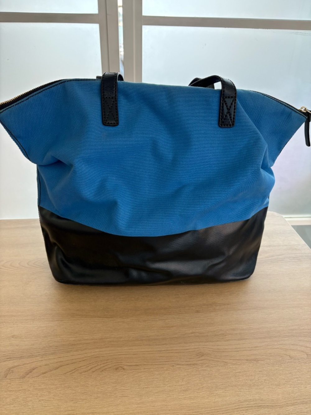 Kate Spade Play Hooky Canvas Tote Blue - Picture 5 of 16